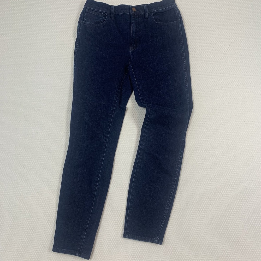 Madewell 10" High Riser Skinny Skinny Jeans Women's 28 Blue Wash Stretch Denim